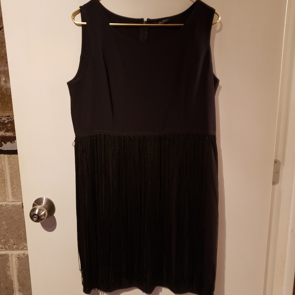 Daisy Fuentes fringe dress